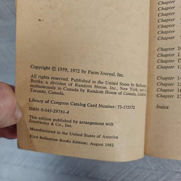 Vintage Farm Journal's Country Cookbook Revised Enlarged Edition 1981 - Picture 4 of 8